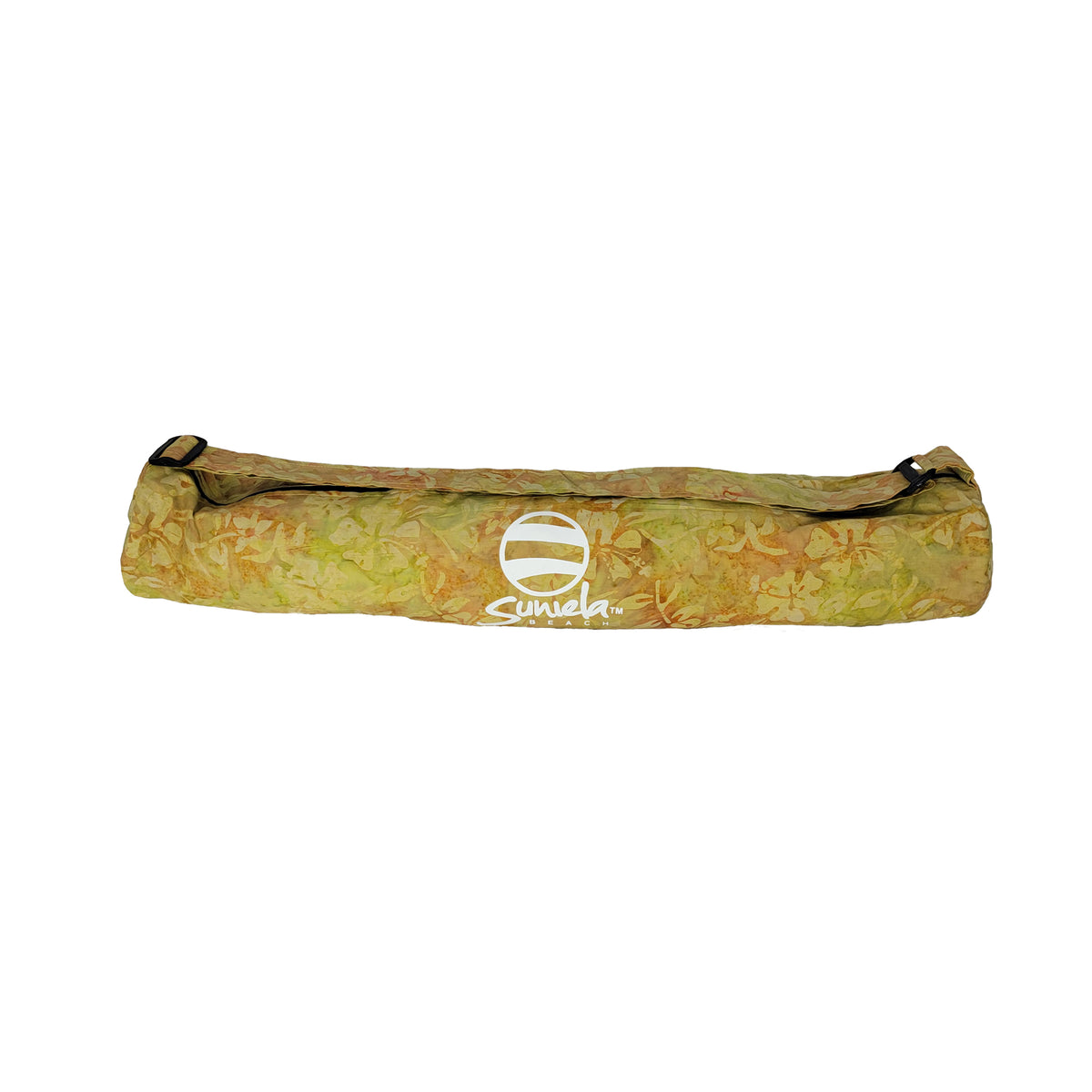 Batik yoga mat carry bag with zipper closure and adjustable strap_printSerengeti